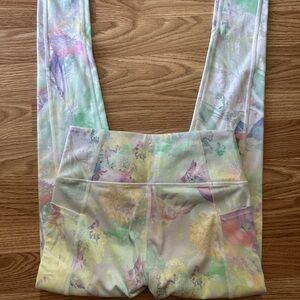 Victoria's Secret Pastel floral Print Leggings